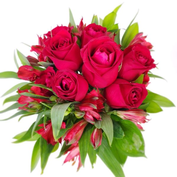Buquê com 06 Rosas Vermelhas Nacionais - Imagem 2