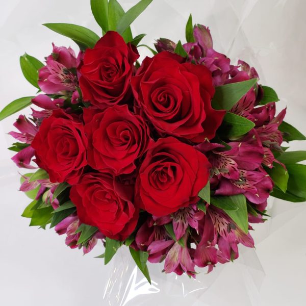 Buquê com 06 Rosas Vermelhas Nacionais - Imagem 3