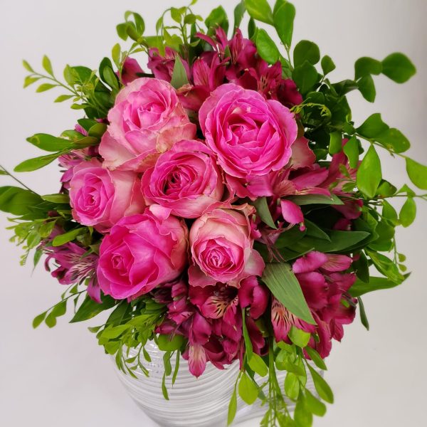 Buquê com 06 Rosas Pink Nacionais - Image 3