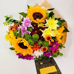 Buquê Mix de Flores com Girassóis e Flores do Campo