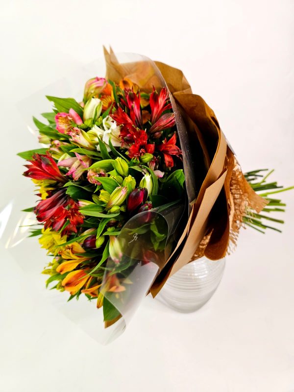 Buquê Luxuoso de Alstromélias Coloridas - Serenata Floral - Imagem 2